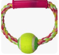 JUGUETE LAZO-PELOTA MULTICOLOR VERDE