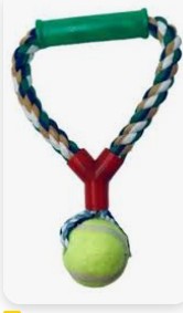 JUGUETE LAZO-PELOTA MULTICOLOR AZUL