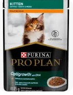 POUCHE PROPLAN WET KITTEN POLLO 85 GR