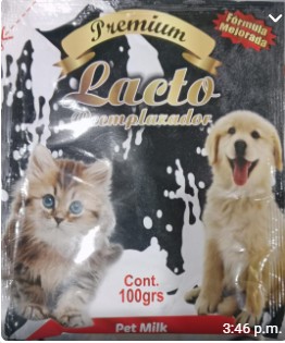 LECHE LACTOREEMPLAZADOR( X 100GR BOLSA)