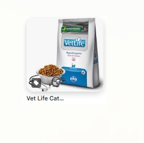 VET LIFE FELINE HYPOALLERGENIC PORK 2KG
