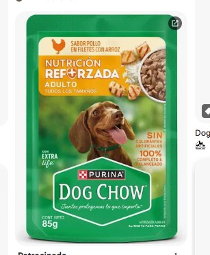 POUCHE DOG CHOW POLLO TODOS LOS TAMAÑO
