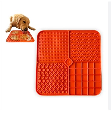 TAPETE ANTIESTRES CUADRADO 20X20X0.9 (NARANJA)