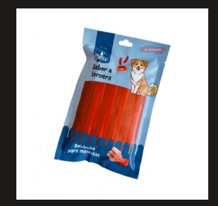 SALCHICHA PARA MASCOTAS DE POLLO Y QUESO