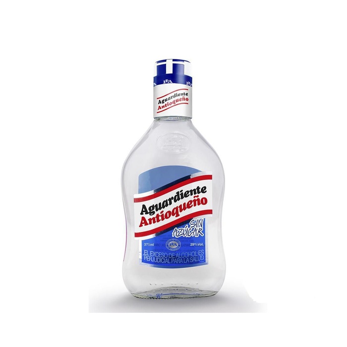 Aguardiente Tapa Azul 375 ml