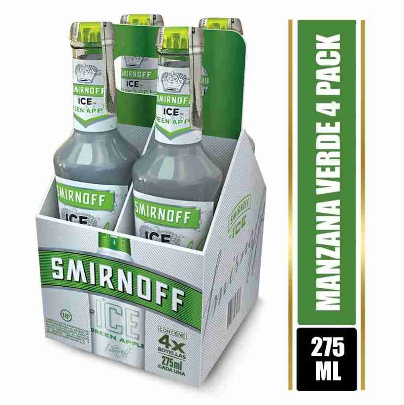 Smirnoff Ice VERDE y ROJA Botella 275 ml