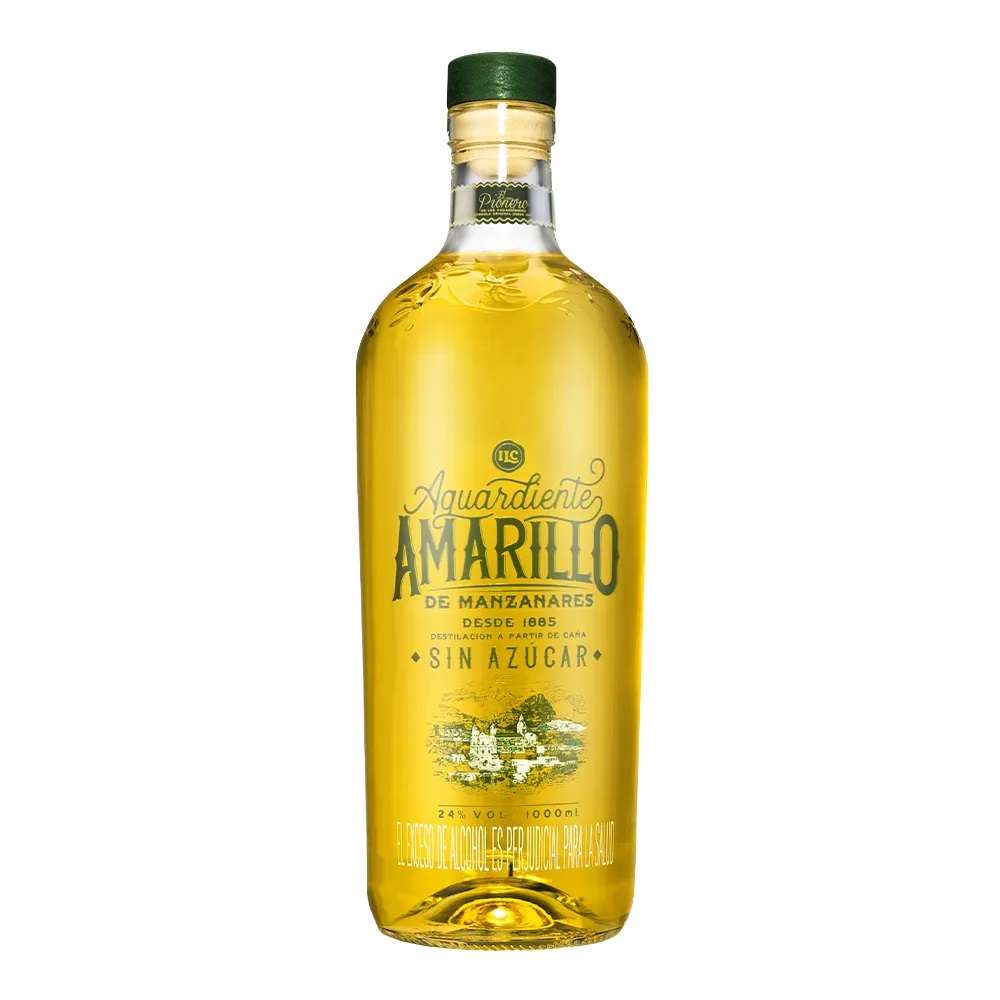 Aguardiente Amarillo De Manzanares 1000ml