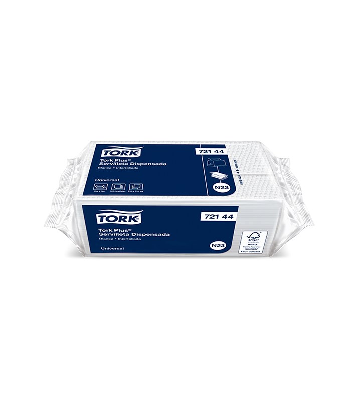 Servilleta Displensada Tork Plus x 100und 72144