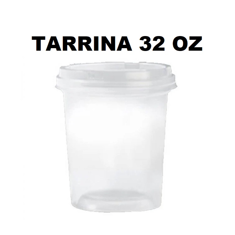 Tarrina 32onz con Tapa UNITARIO