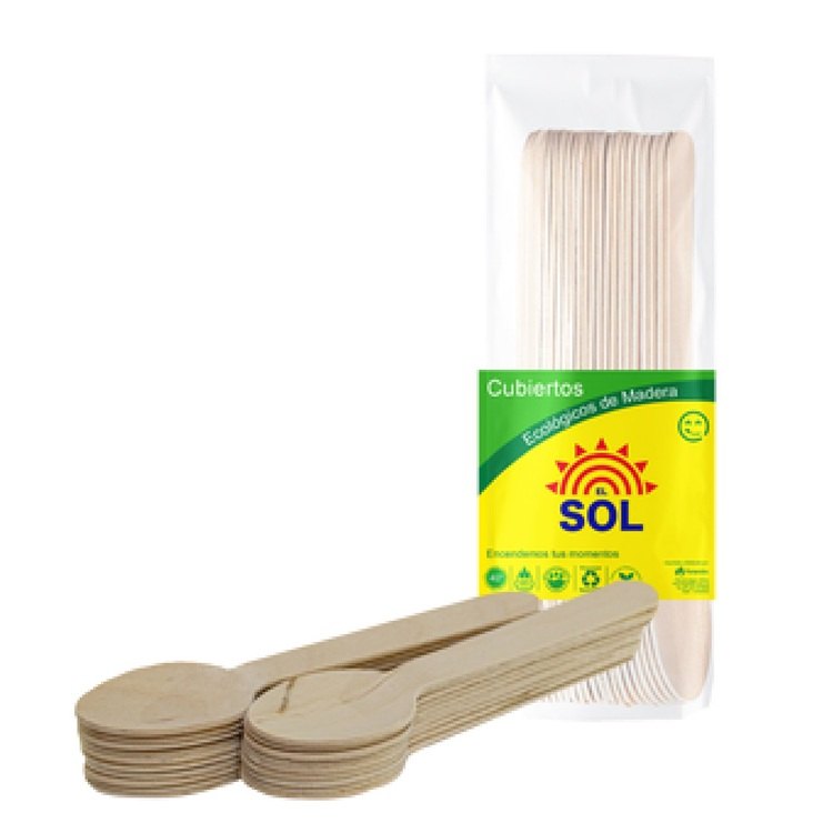 Cuchara Dulcera Madera El Sol x 20und