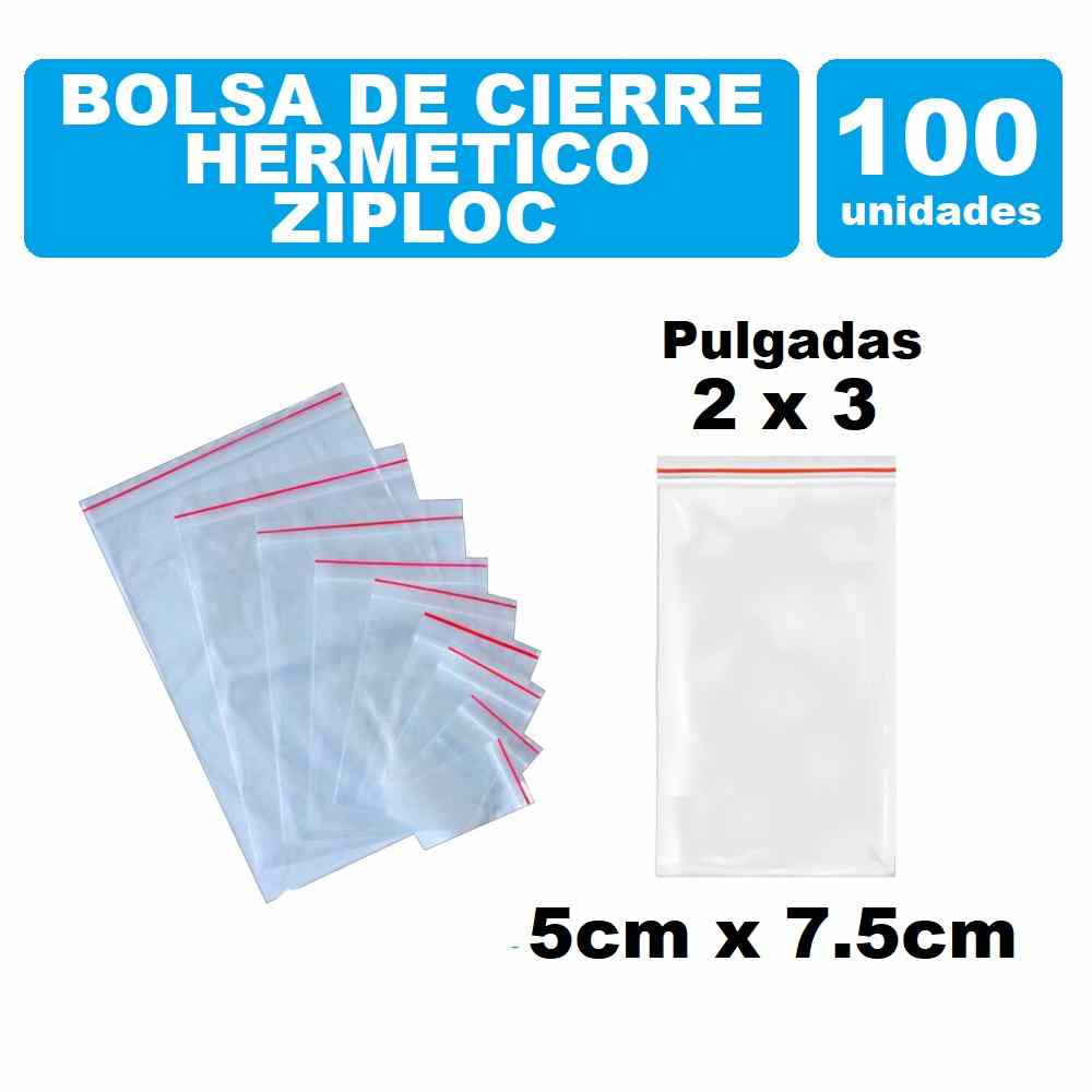 Bolsa Cierre Ziploc 2x3