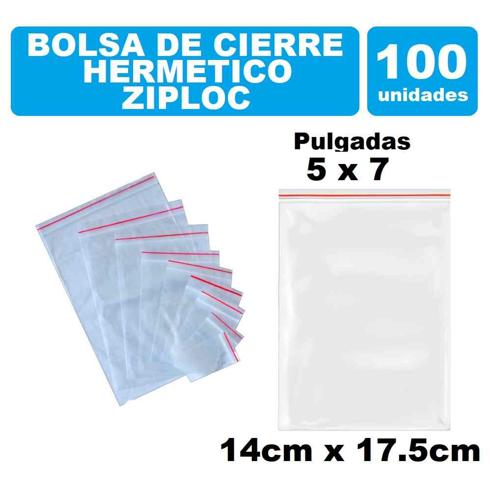 Bolsa Cierre Ziploc 5x7