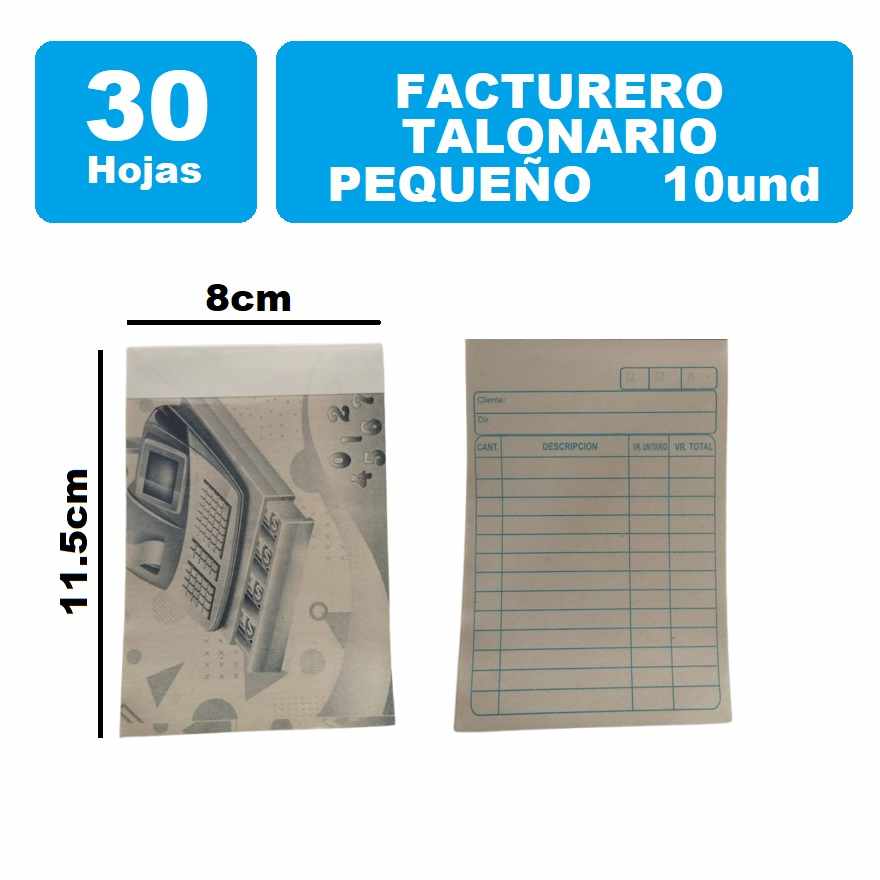 Facturero Pequeño