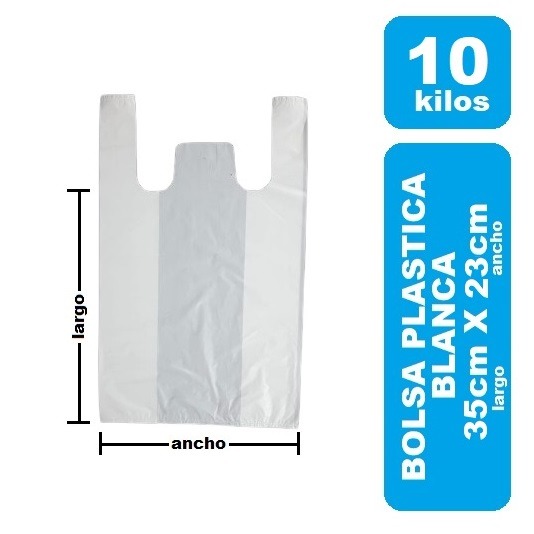 Bolsa 10 Kilos Blanca x 70und paquete