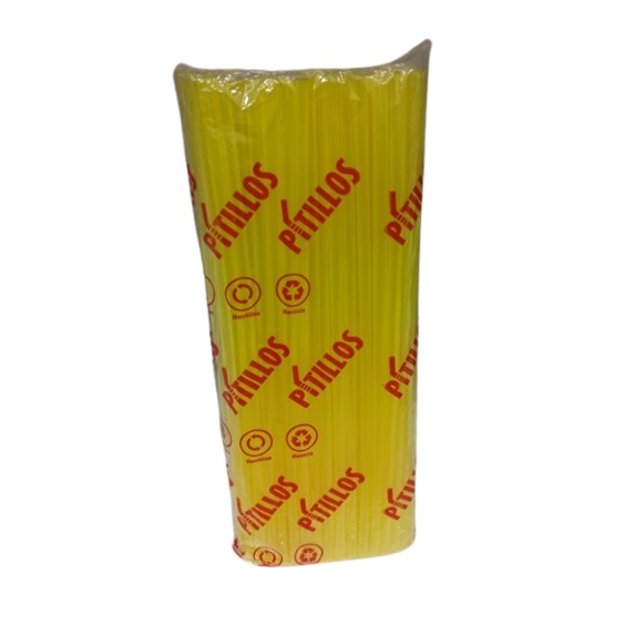 Pitillo Economico Amarillos x 80und