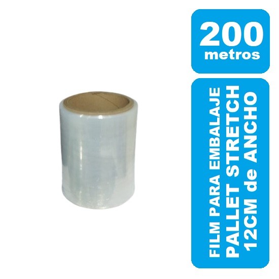 Pallet Stretch Transparente 12cm x 200mts Pelet