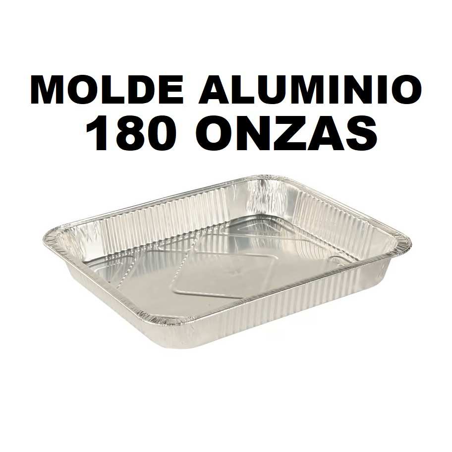Molde Aluminio 180onz Rectangular Roaster