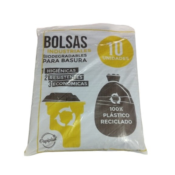 Bolsa Basura Paquete x 10und Industrial Negra