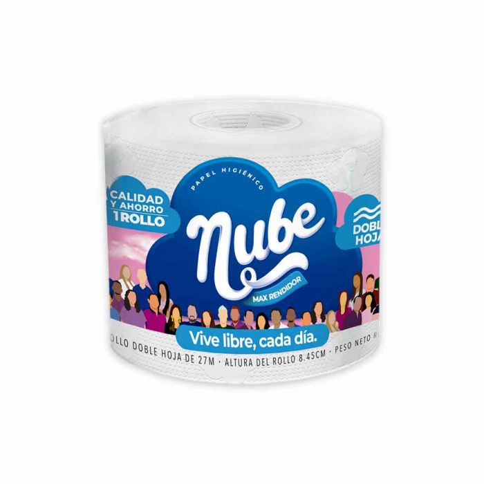 Papel Higiénico Nube Blanco 2H 27mts