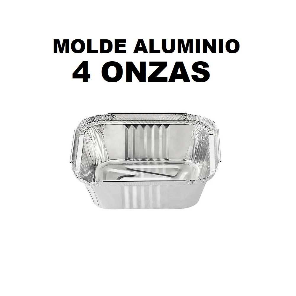 Molde Aluminio 4onz Rectangular