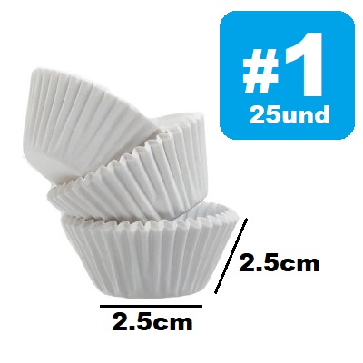 Capacillo #1 Blanco x 25und