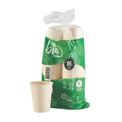 Vaso 16onz Carton Bioform x 50und