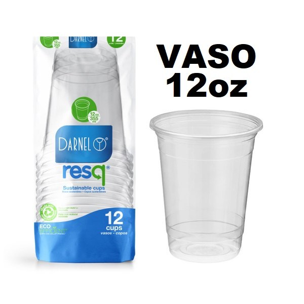 Vaso 12onz Cristal x 12und Darnel