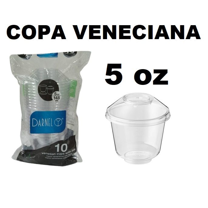 Copa Veneciana 5 onz Cristal