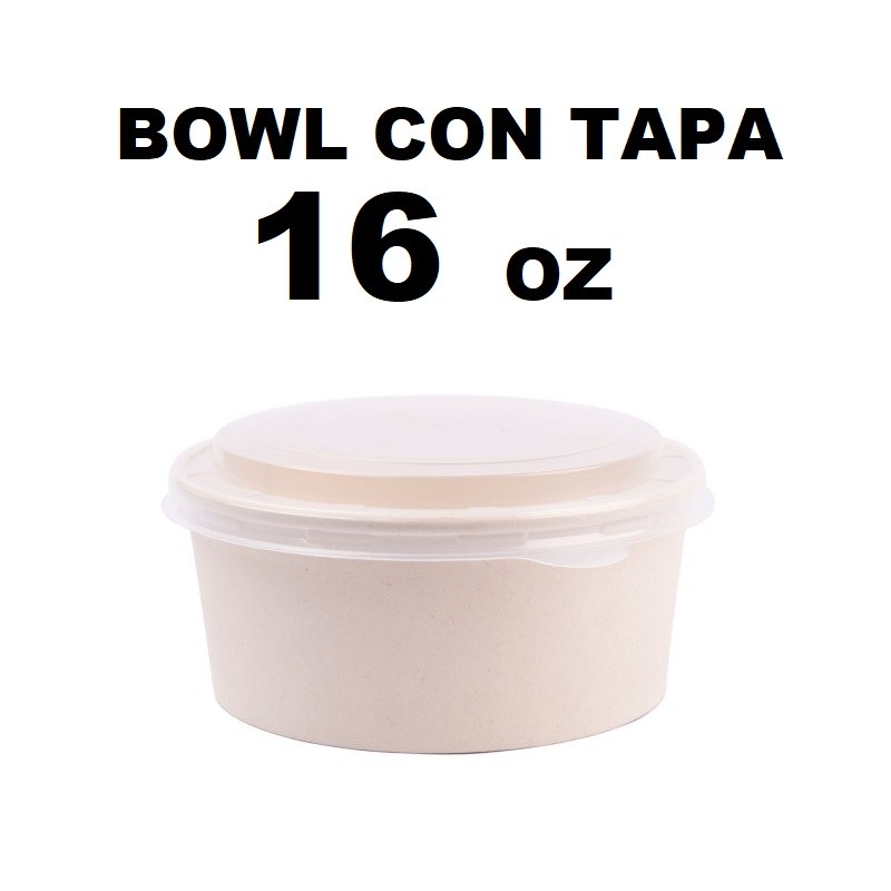 Bowl Bamboo 16onz x 50und SIN TAPA