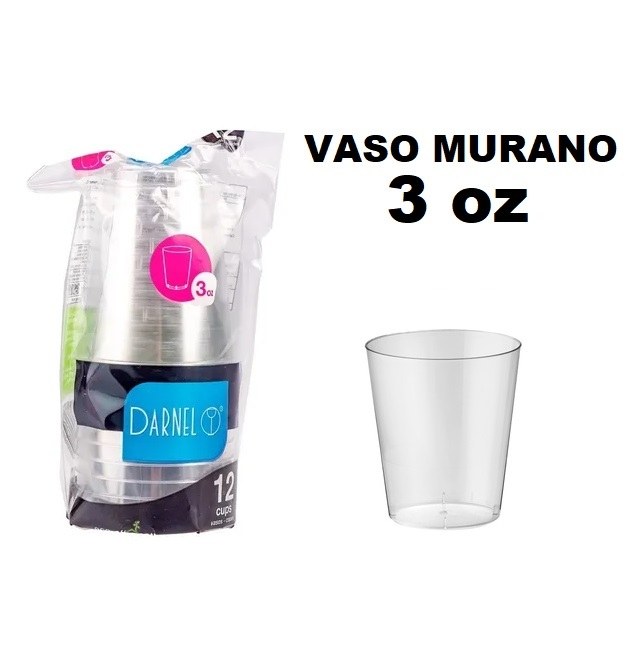Vaso 3onz Murano x 12und Darnel