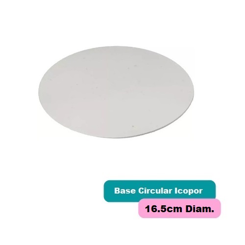 Blonda Circular 16.5cm Icopor Blanca