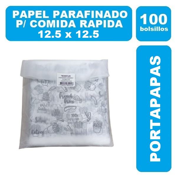 Bolsa Portapapas Parafinado x 100und
