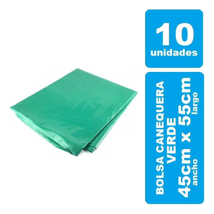 Bolsa Basura Paquete x 10und Canequera Verde