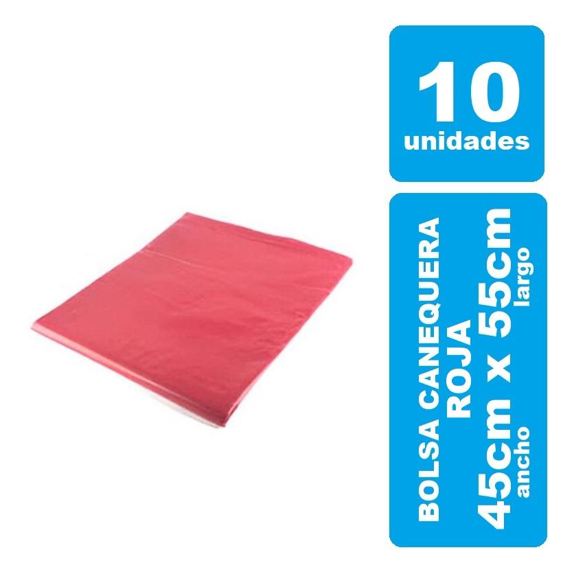 Bolsa Basura Paquete x 10und Canequera Roja