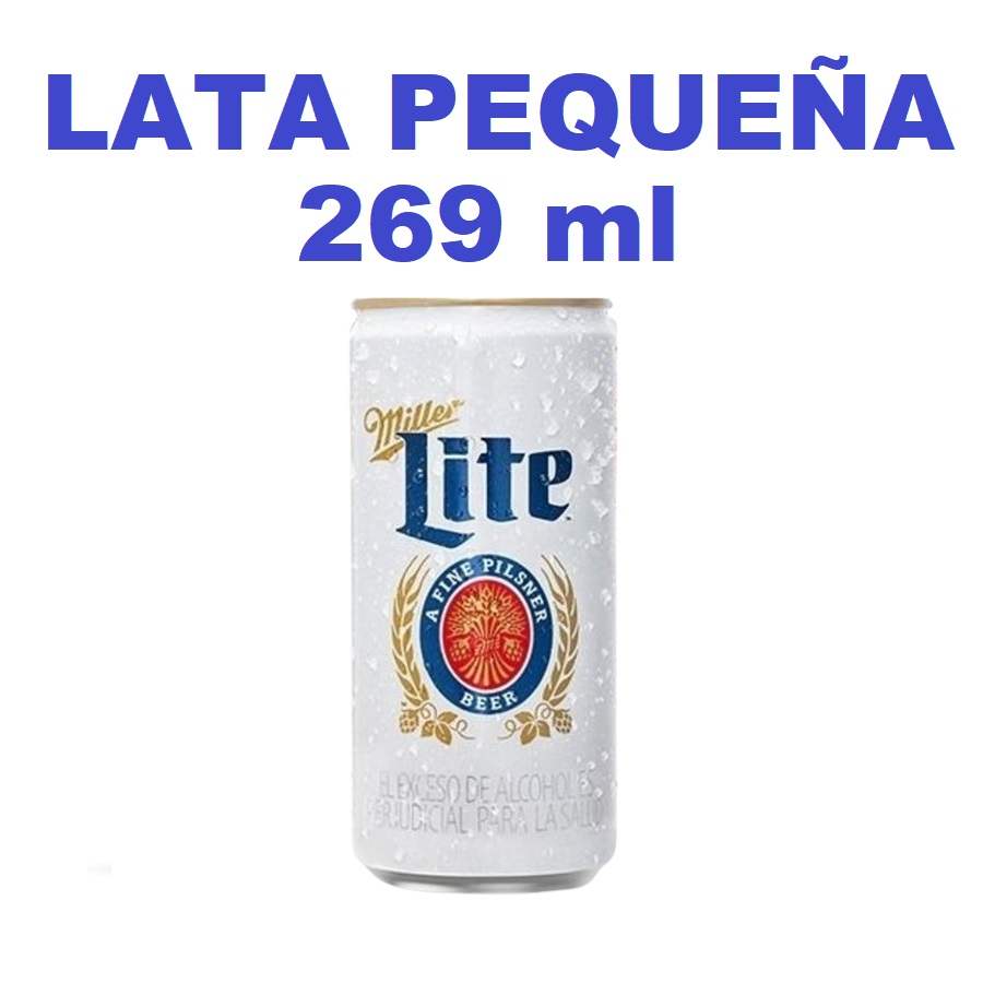 Miller Lite 269 ml Lata Pequeña