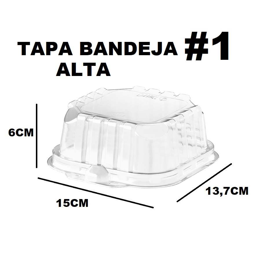 Tapa Bandeja 1 Alta 6cm
