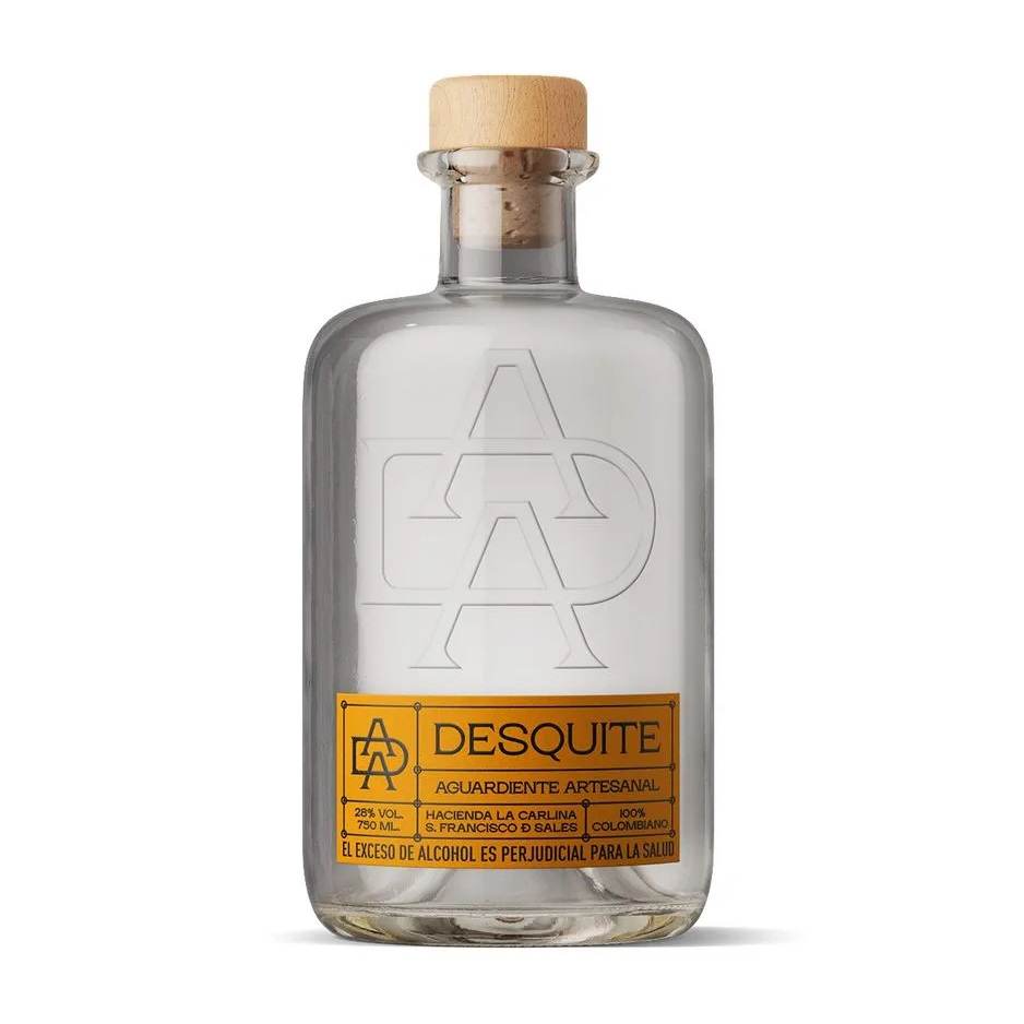 Aguardiente Desquite Artesanal 750ml AMARILLO