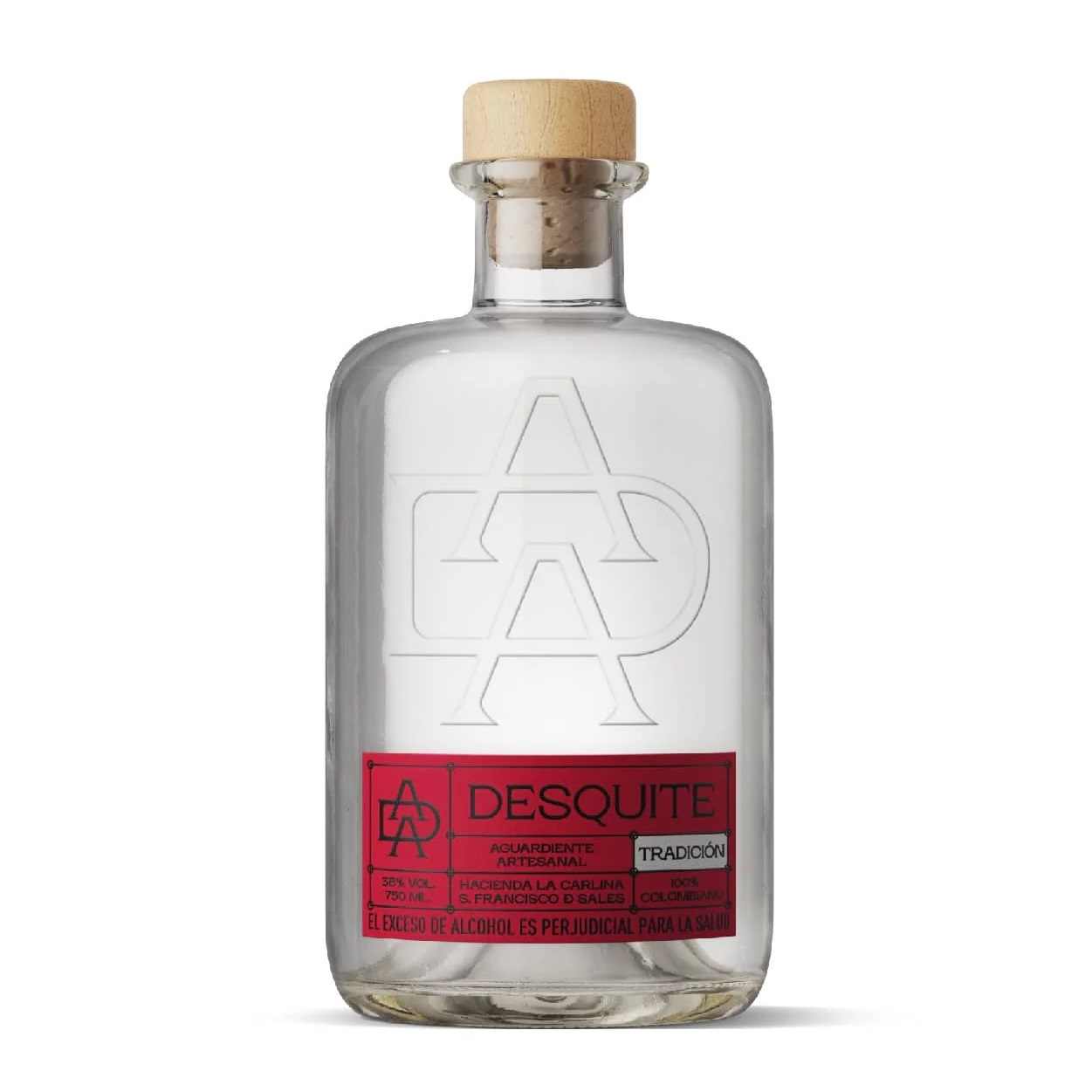 Aguardiente Desquite Tradicion 750ml ROJO
