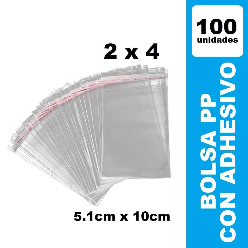 Bolsa Adhesivo 2x4 Celofan PP