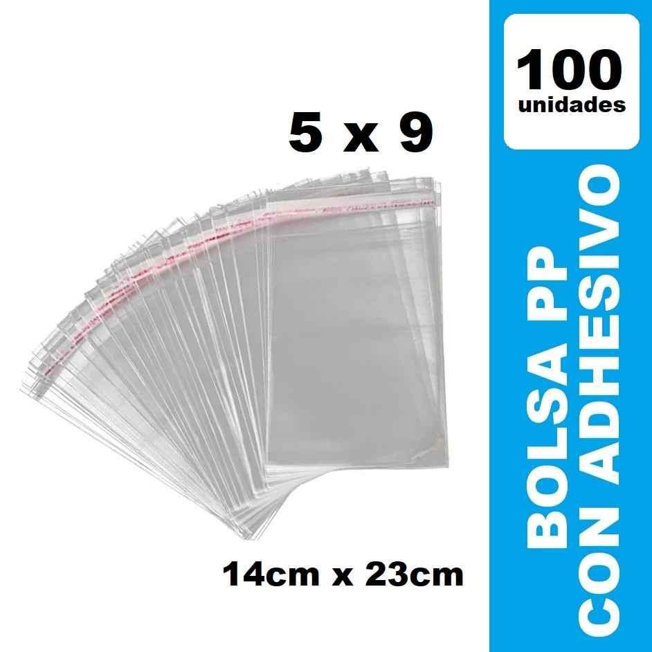Bolsa Adhesivo 5x9 Celofan PP