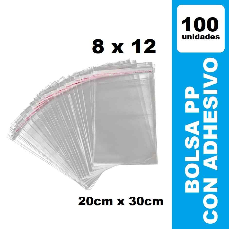 Bolsa Adhesivo 8x12 Celofan PP