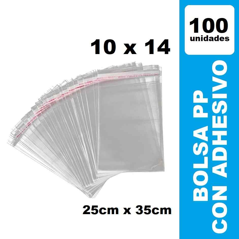 Bolsa Adhesivo 10x14 Celofan PP