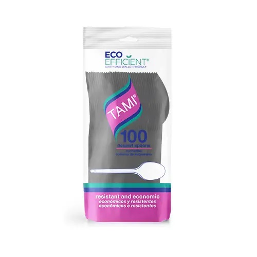 Cuchara Dulcera Negra Tami x 100und D83110099