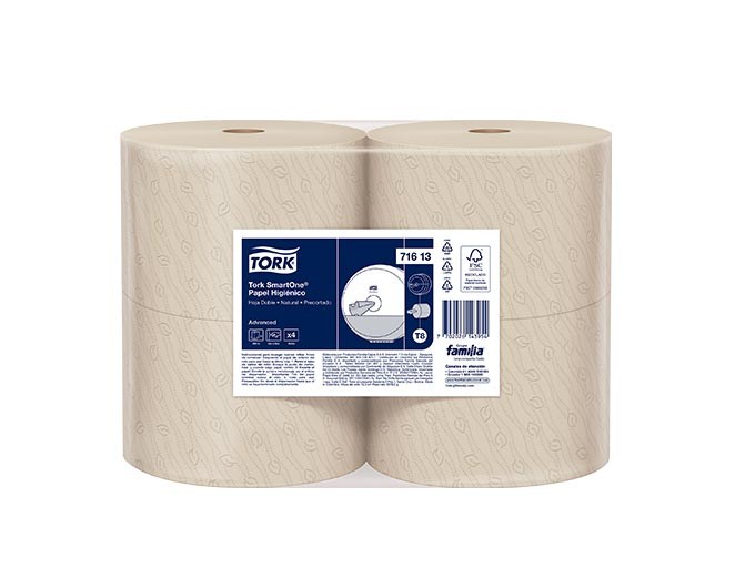Papel Higiénico Tork Natural 200mts SmartOne 71613