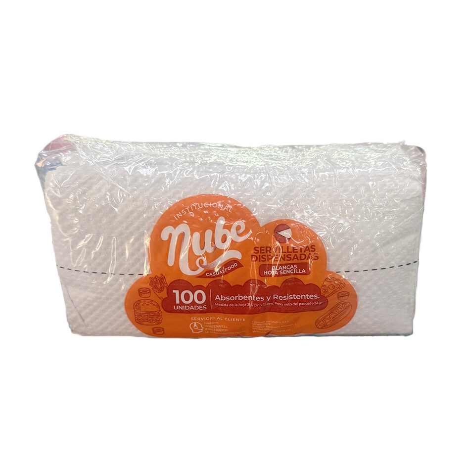 Servilleta Dispensada Nube x 100und
