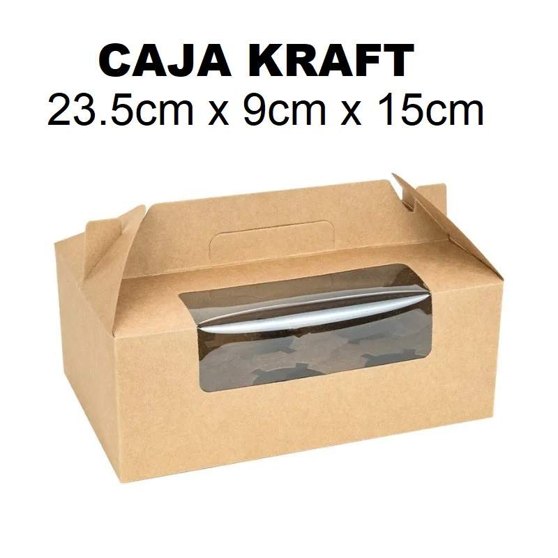 Caja Kraft 23.5x9x15 cm CupCake JM3937