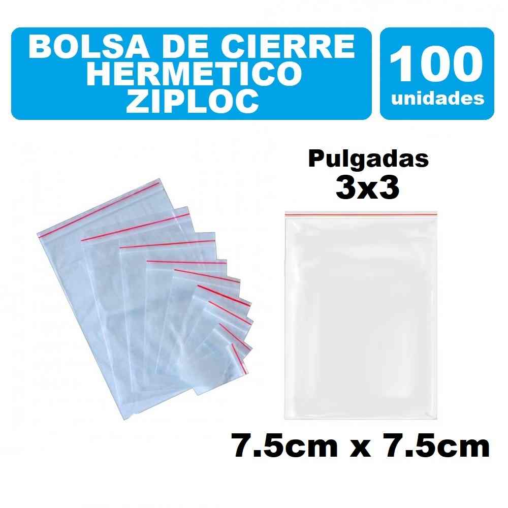 Bolsa Cierre Ziploc 3x3