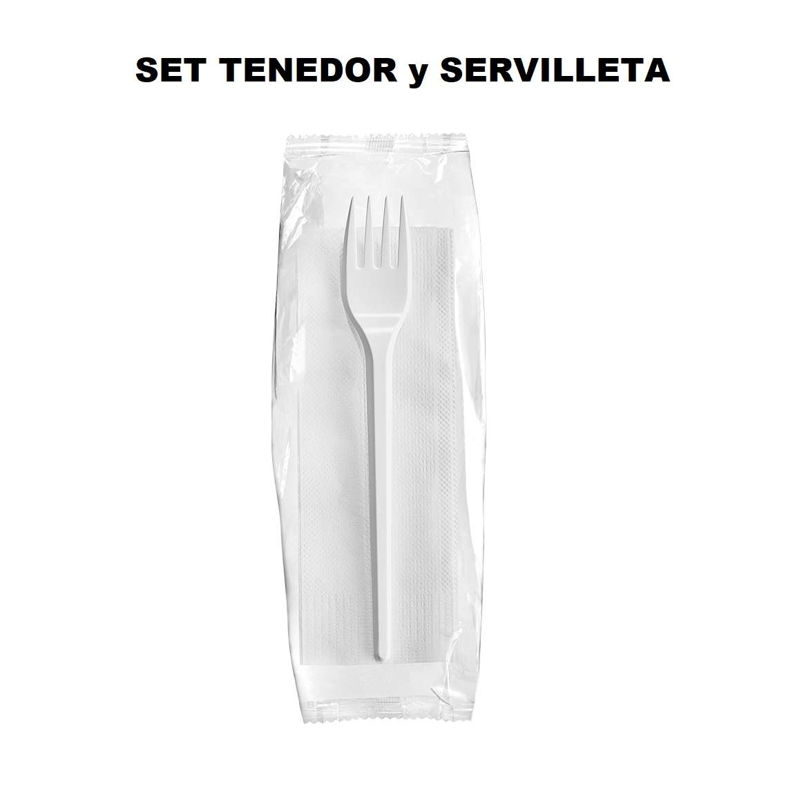 Set de Servilleta y Tenedor Tami