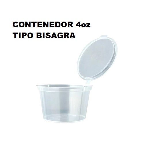 Copa 4onz Tipo Bisagra x 50und