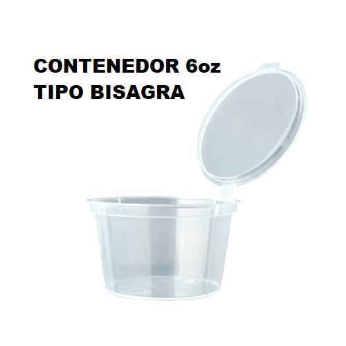 Copa 6onz Tipo Bisagra x 50und